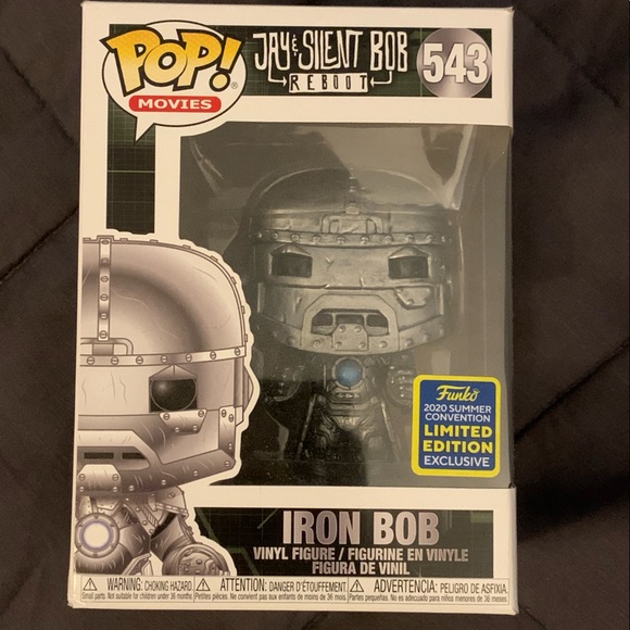 Funko Jay and Silent Bob Reboot Iron Bob Pop - Picture 1 of 11
